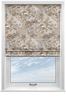 Osaka, Latte - Motorised Roman Blind